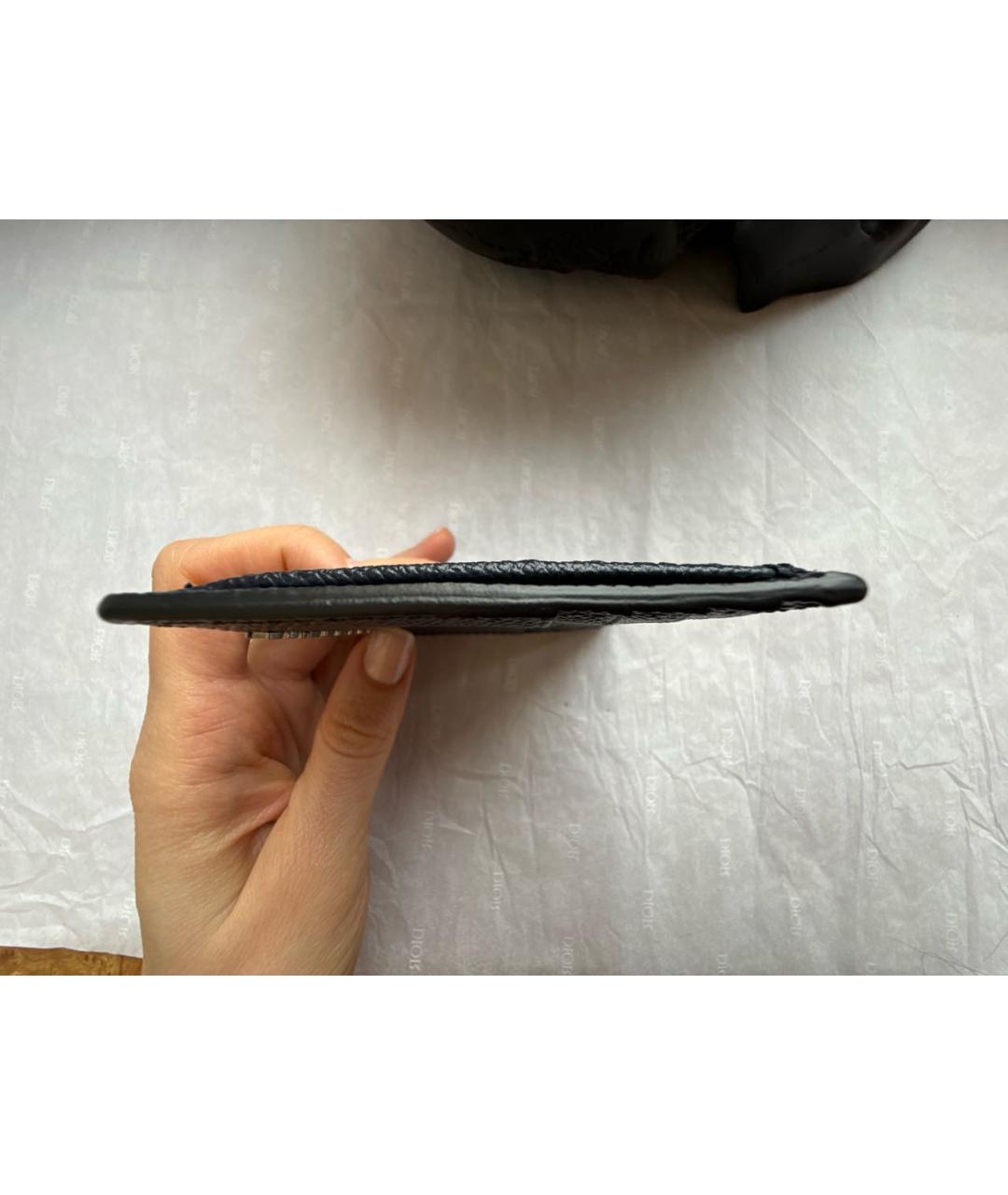 BURBERRY Черный кожаный кардхолдер, фото 7