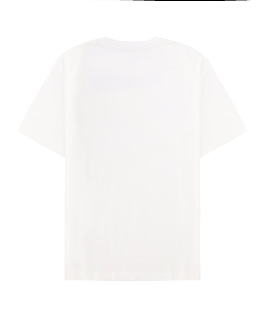 BALMAIN Белая хлопковая футболка, фото 2