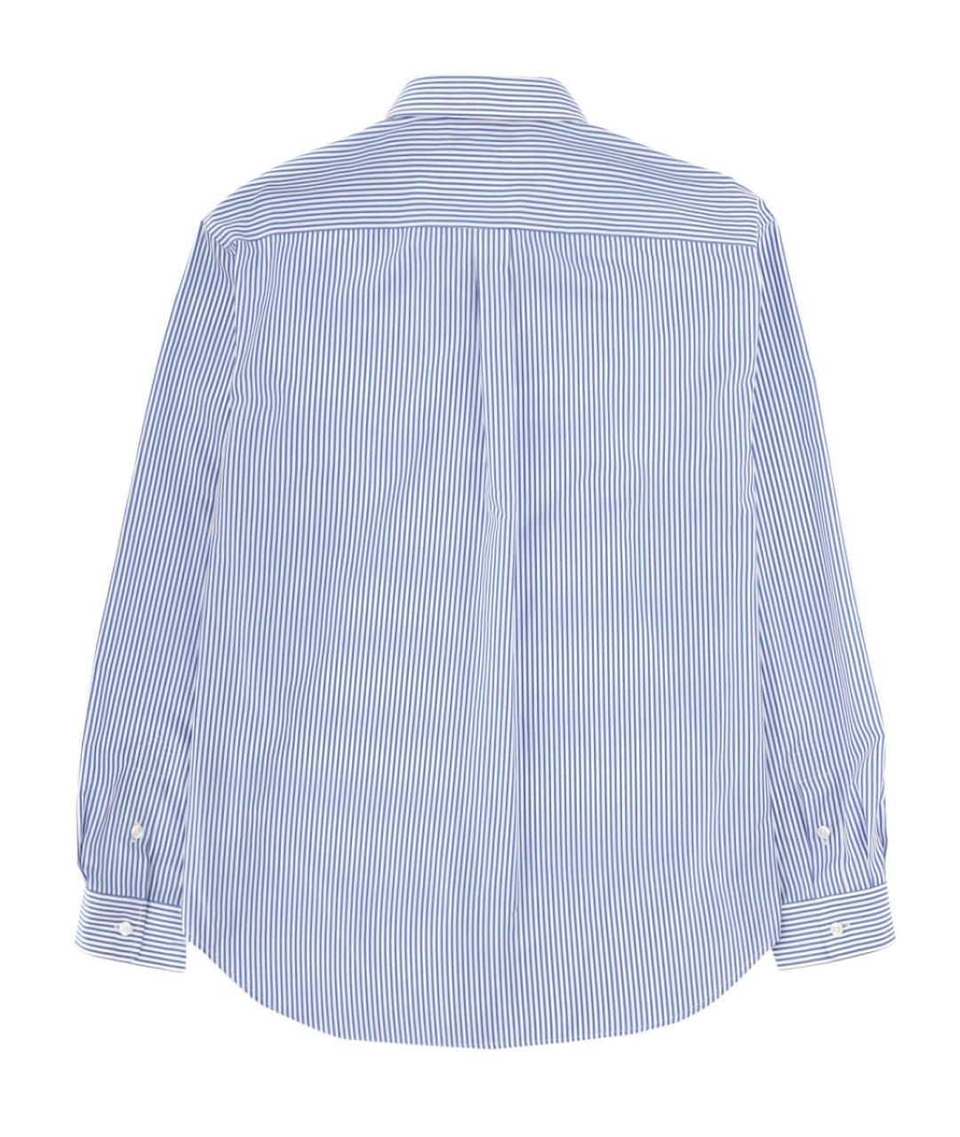 BALMAIN Голубая хлопковая кэжуал рубашка, фото 2