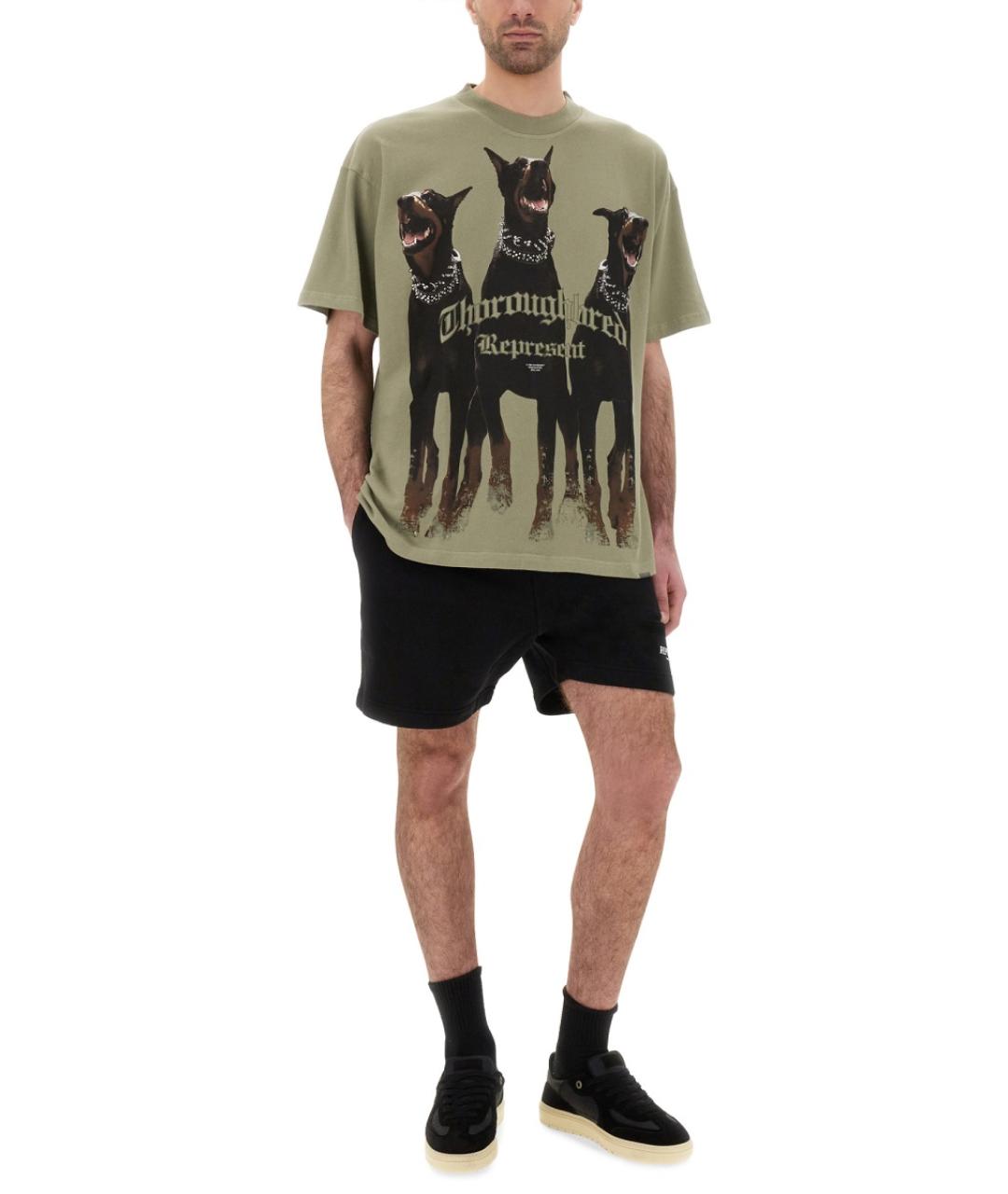 REPRESENT Мульти хлопковая футболка, фото 3