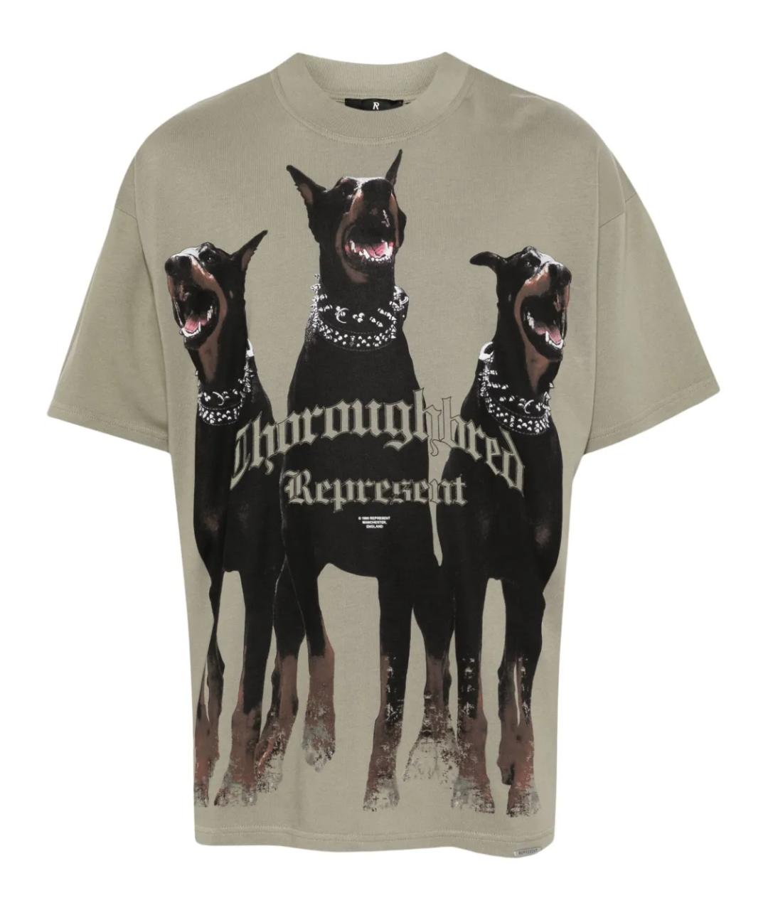 REPRESENT Мульти хлопковая футболка, фото 1