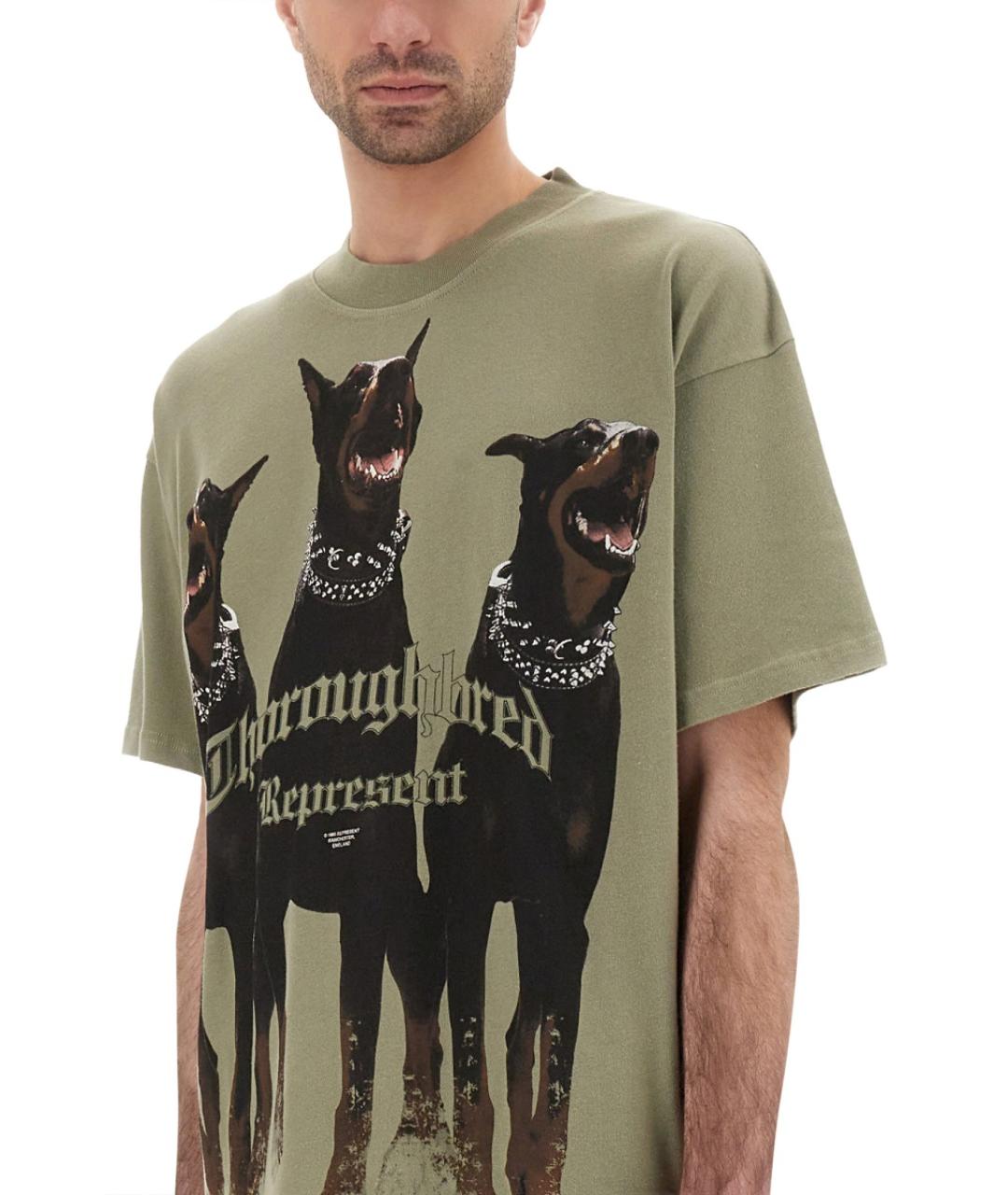 REPRESENT Мульти хлопковая футболка, фото 5