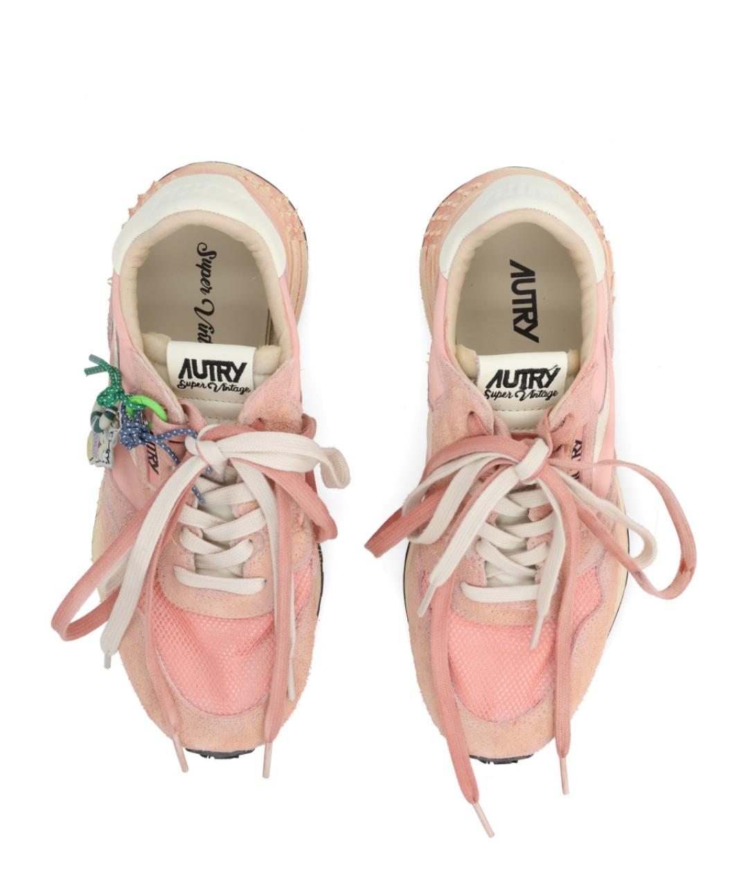 AUTRY Розовые текстильные кроссовки, фото 5