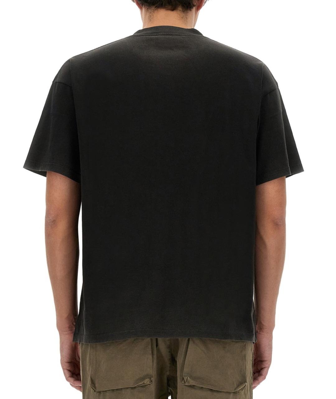 REPRESENT Черная хлопковая футболка, фото 4