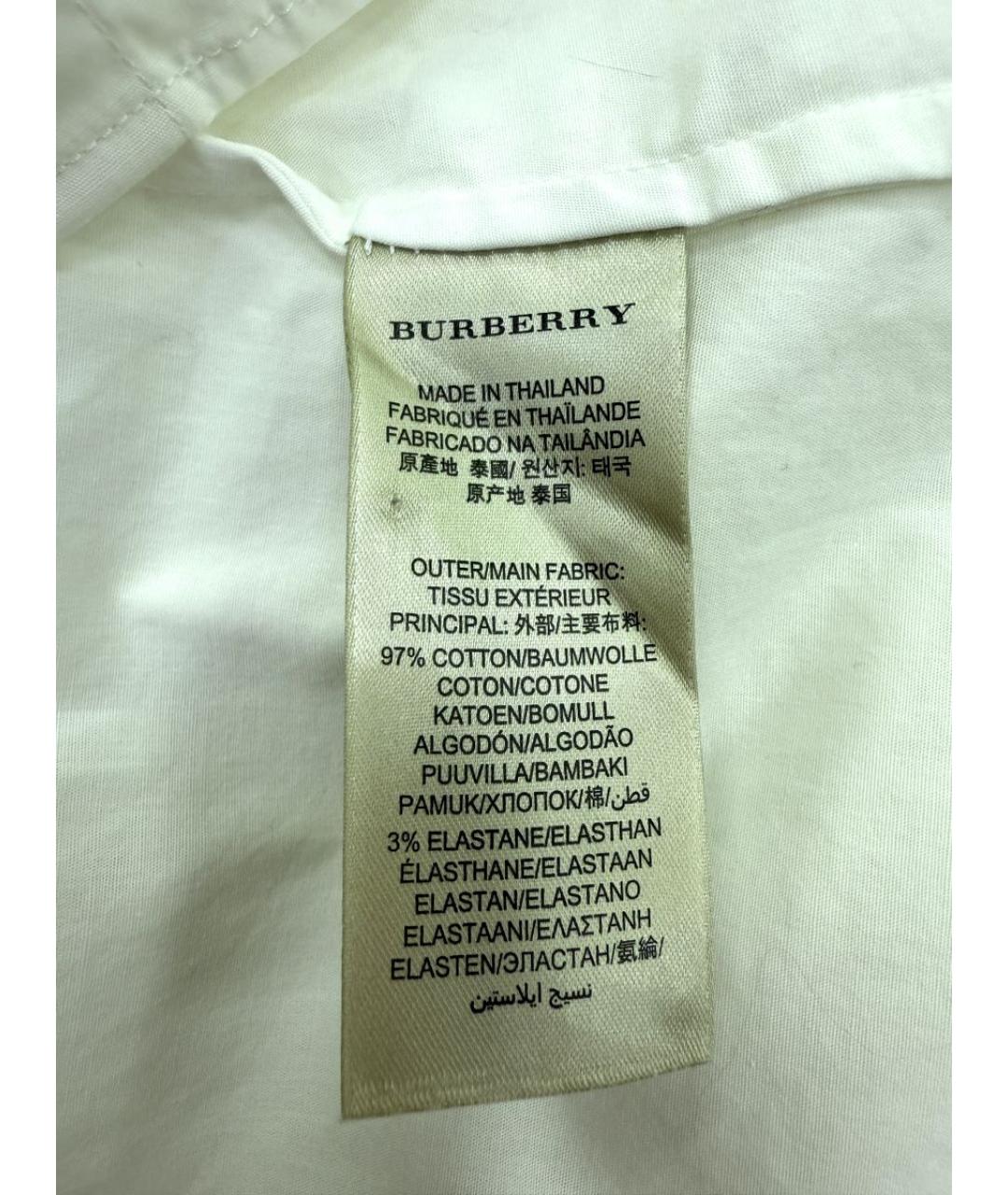 BURBERRY Белая рубашка, фото 6