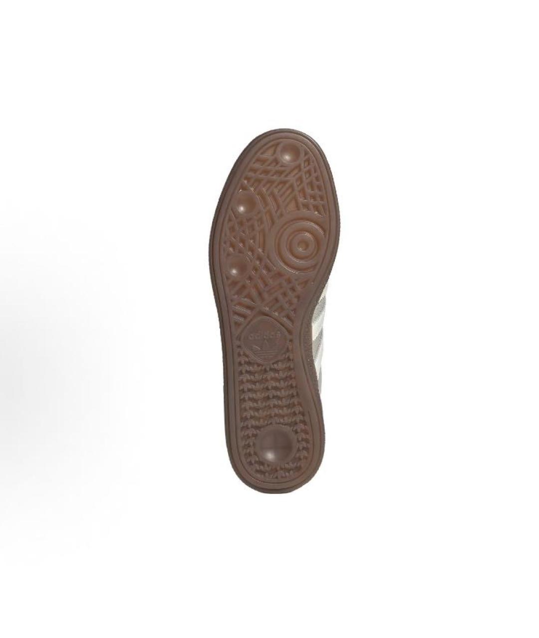 ADIDAS Серые кожаные низкие кроссовки / кеды, фото 4