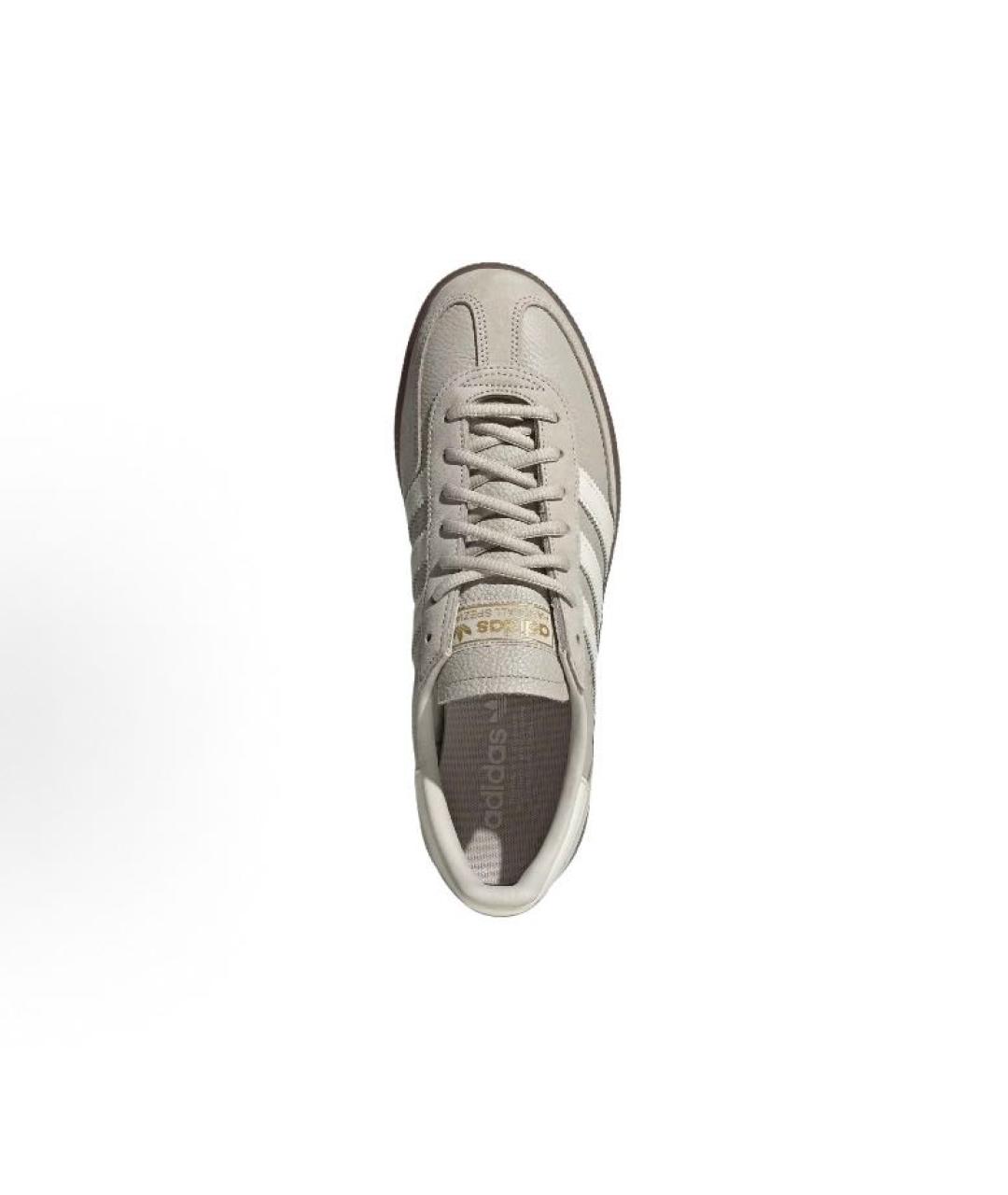 ADIDAS Серые кожаные низкие кроссовки / кеды, фото 3