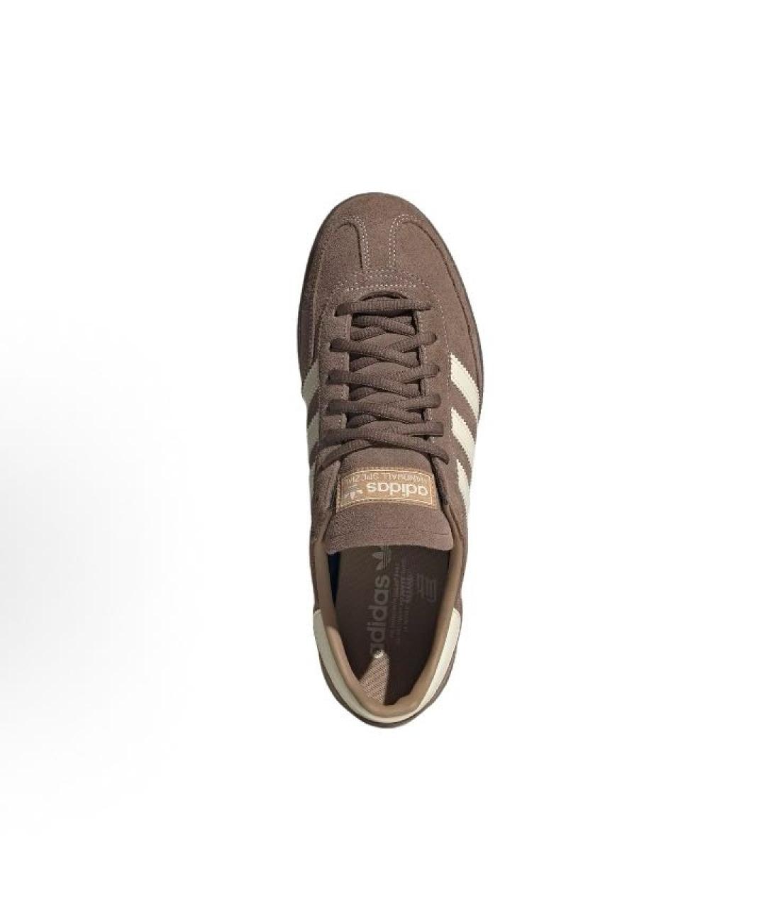 ADIDAS Коричневые замшевые низкие кроссовки / кеды, фото 4