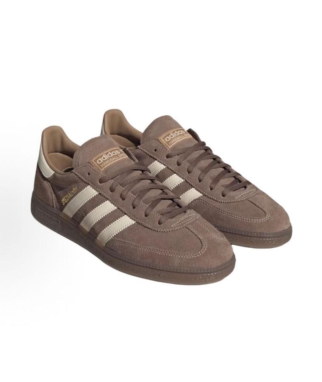 ADIDAS Коричневые замшевые низкие кроссовки / кеды, фото 3