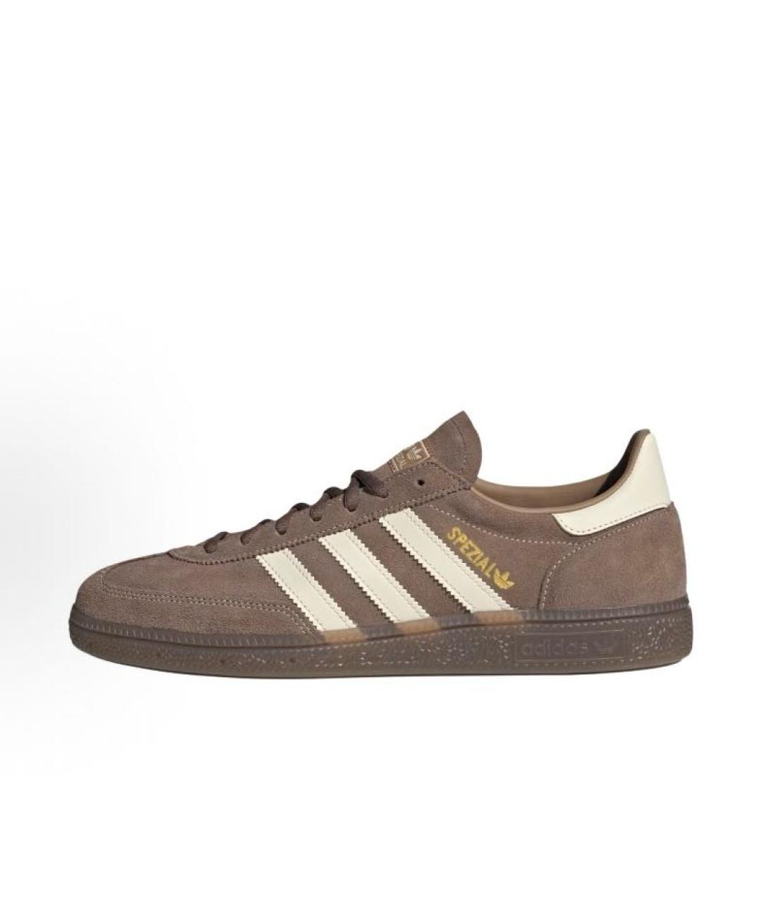 ADIDAS Коричневые замшевые низкие кроссовки / кеды, фото 2