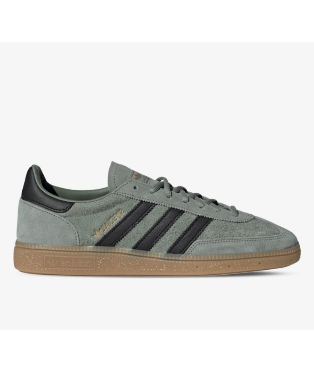 ADIDAS Зеленые замшевые низкие кроссовки / кеды, фото 6