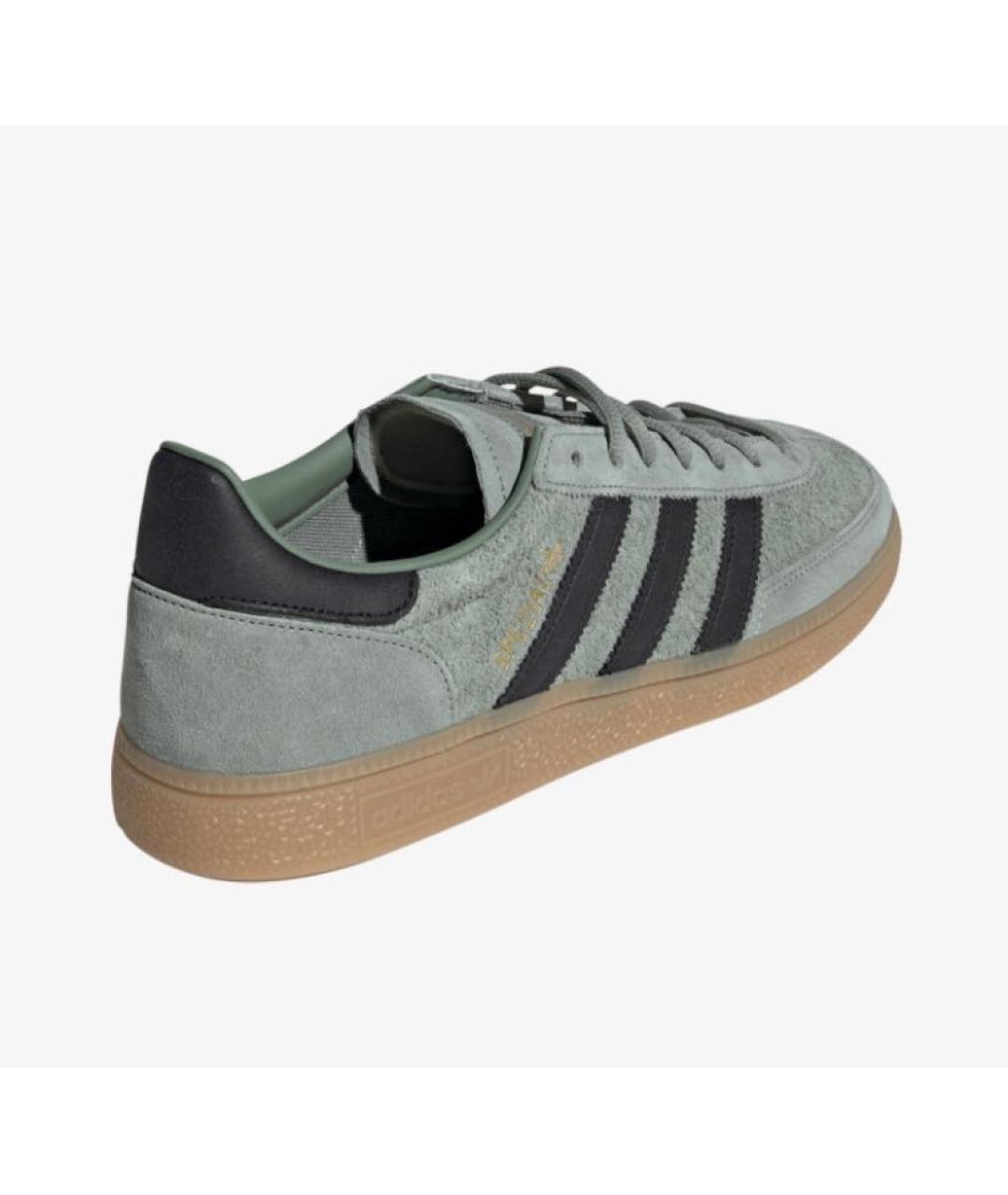 ADIDAS Зеленые замшевые низкие кроссовки / кеды, фото 3