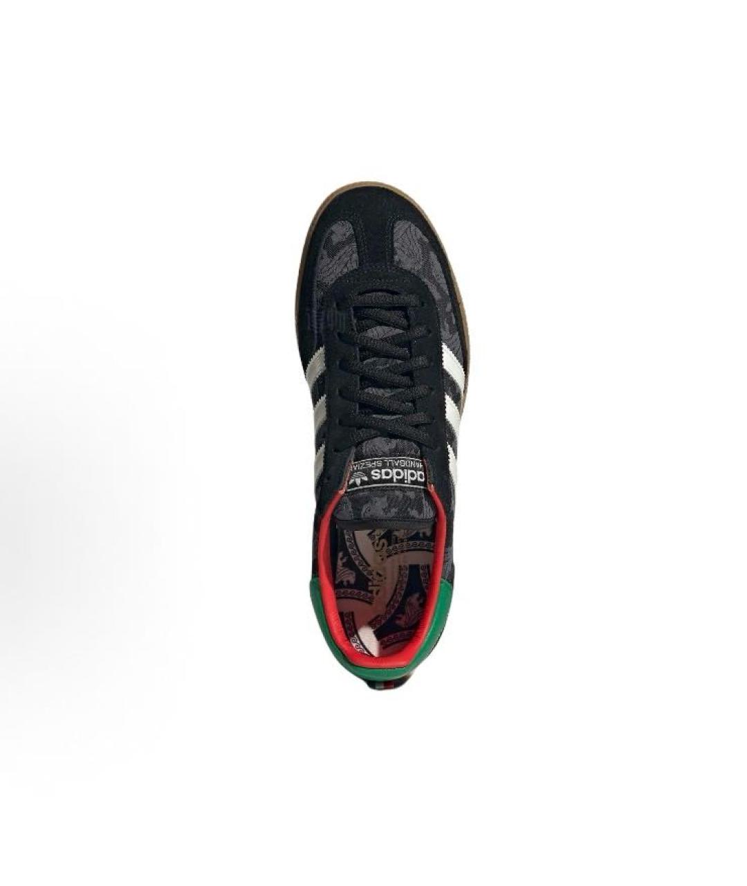 ADIDAS Черные текстильные низкие кроссовки / кеды, фото 3