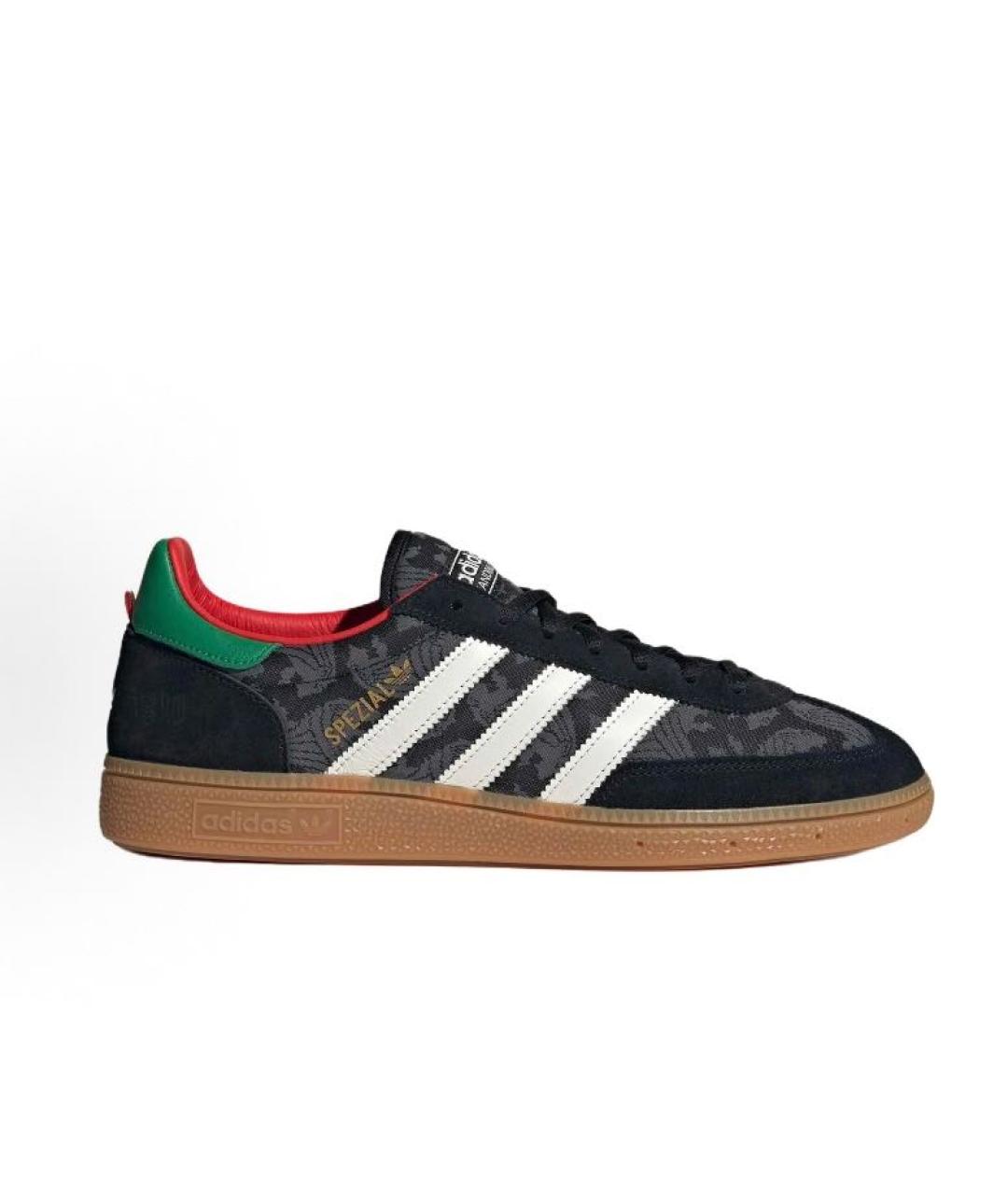 ADIDAS Черные текстильные низкие кроссовки / кеды, фото 5