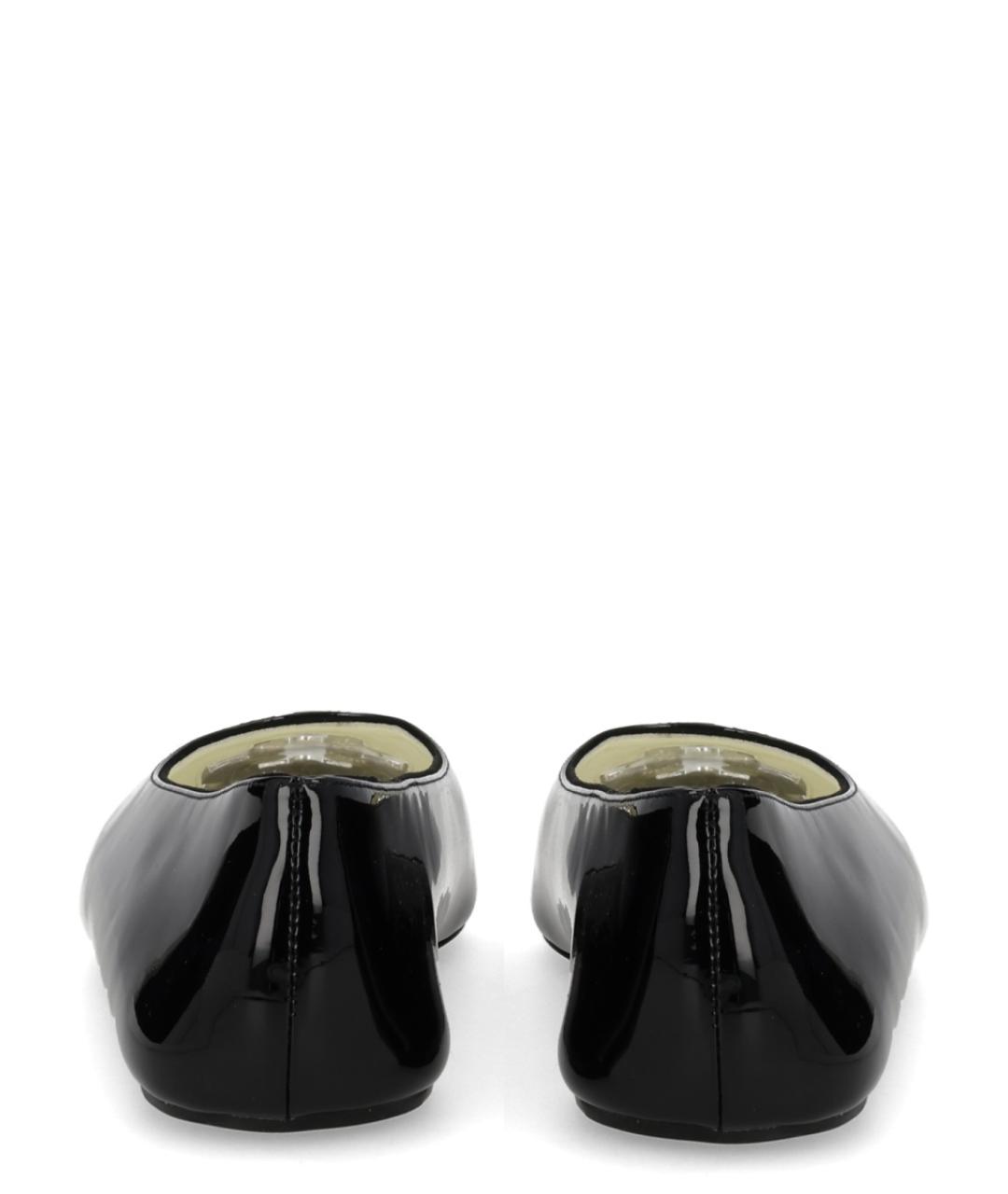 TORY BURCH Черные кожаные балетки, фото 5