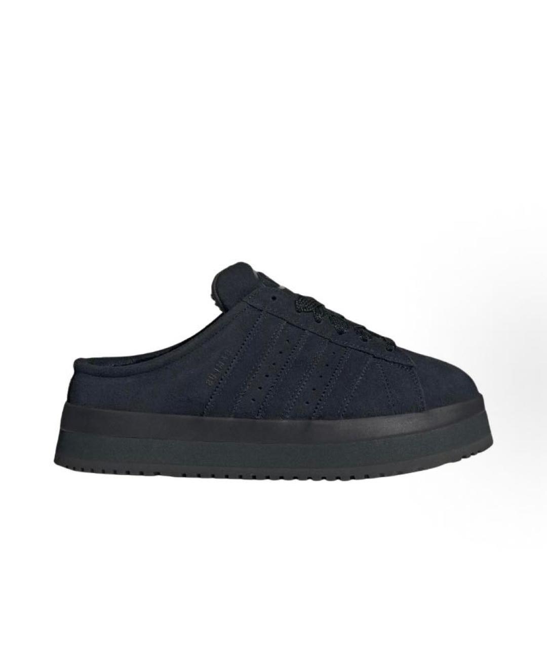 ADIDAS Черные замшевые низкие кроссовки / кеды, фото 5