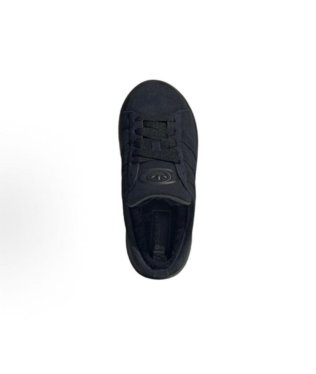 ADIDAS Черные замшевые низкие кроссовки / кеды, фото 3