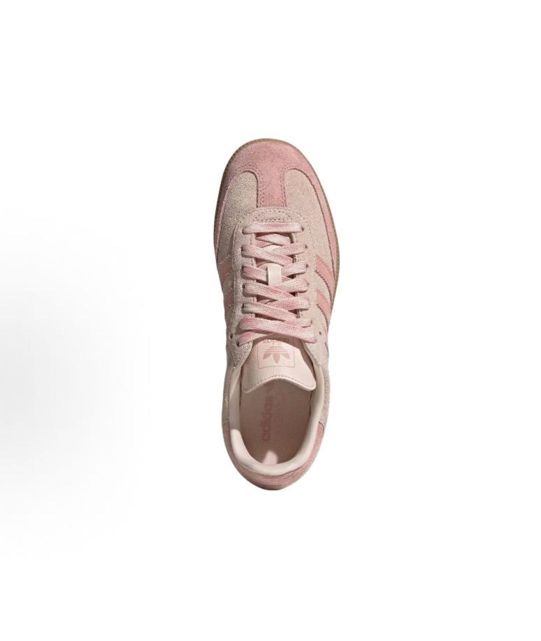 ADIDAS Бежевые замшевые низкие кроссовки / кеды, фото 4