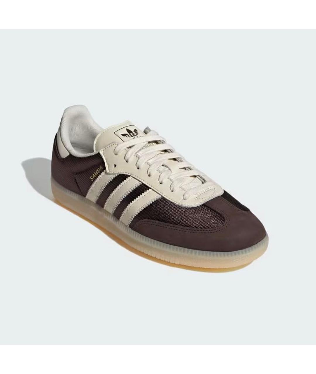 ADIDAS Коричневые текстильные низкие кроссовки / кеды, фото 3