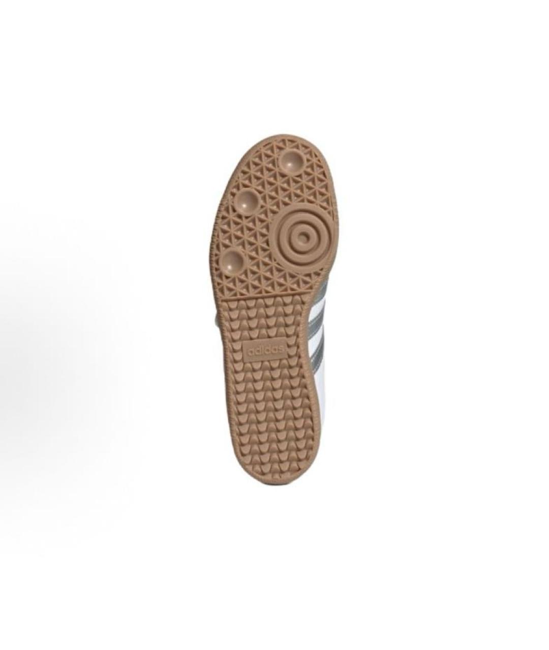 ADIDAS Белые кожаные низкие кроссовки / кеды, фото 6