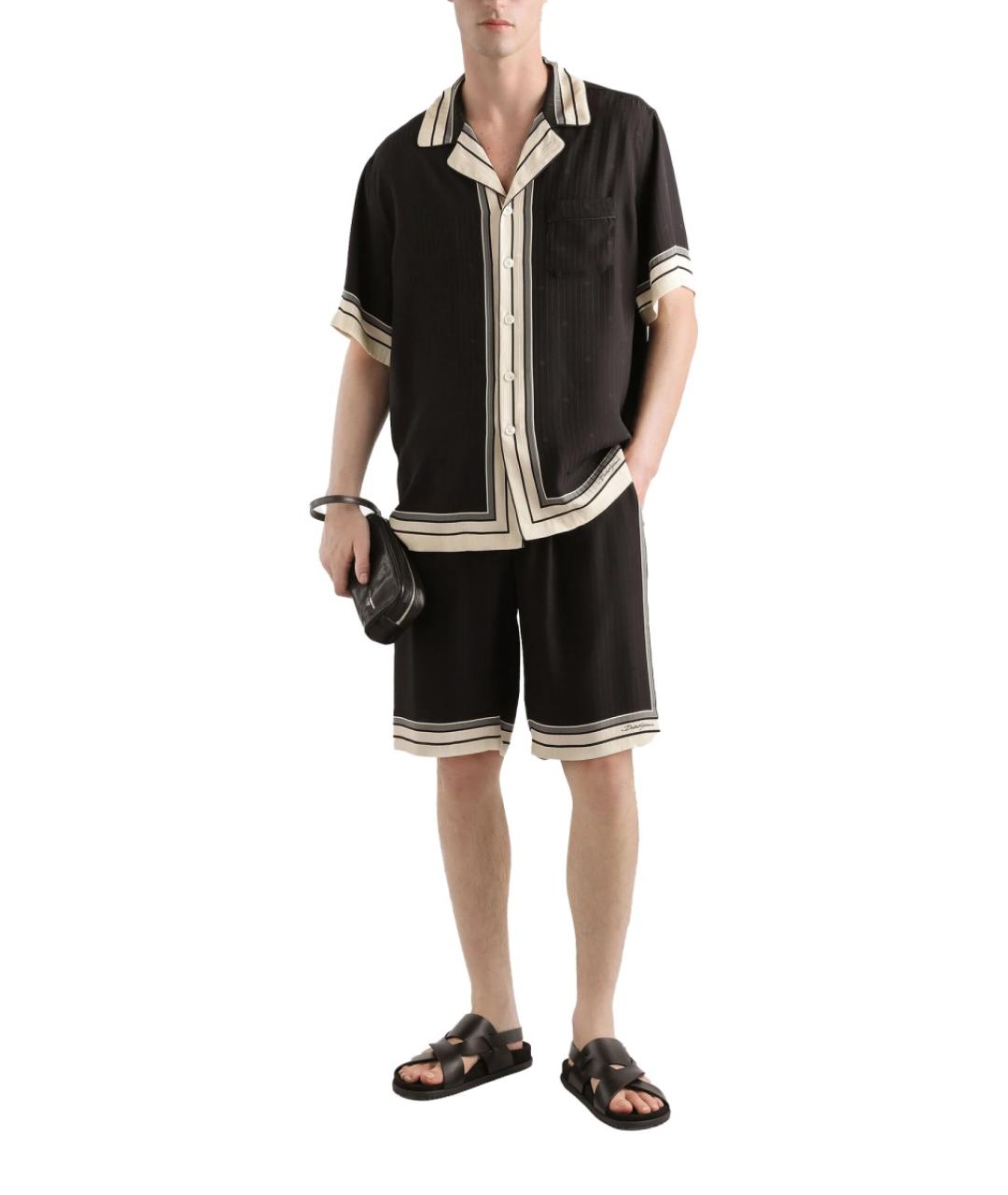 DOLCE&GABBANA Мульти шелковая кэжуал рубашка, фото 2