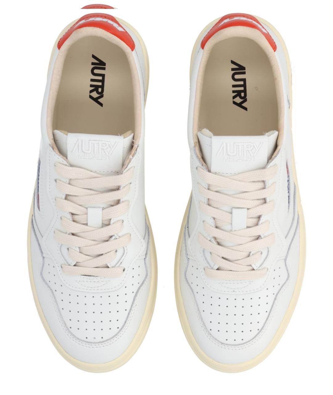 AUTRY Белые кожаные кеды, фото 5