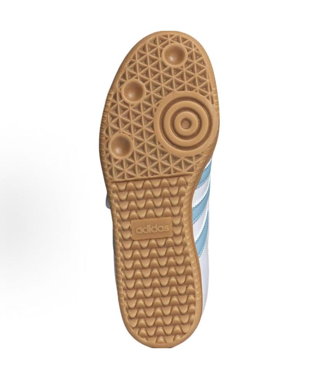 ADIDAS Белые кожаные низкие кроссовки / кеды, фото 4