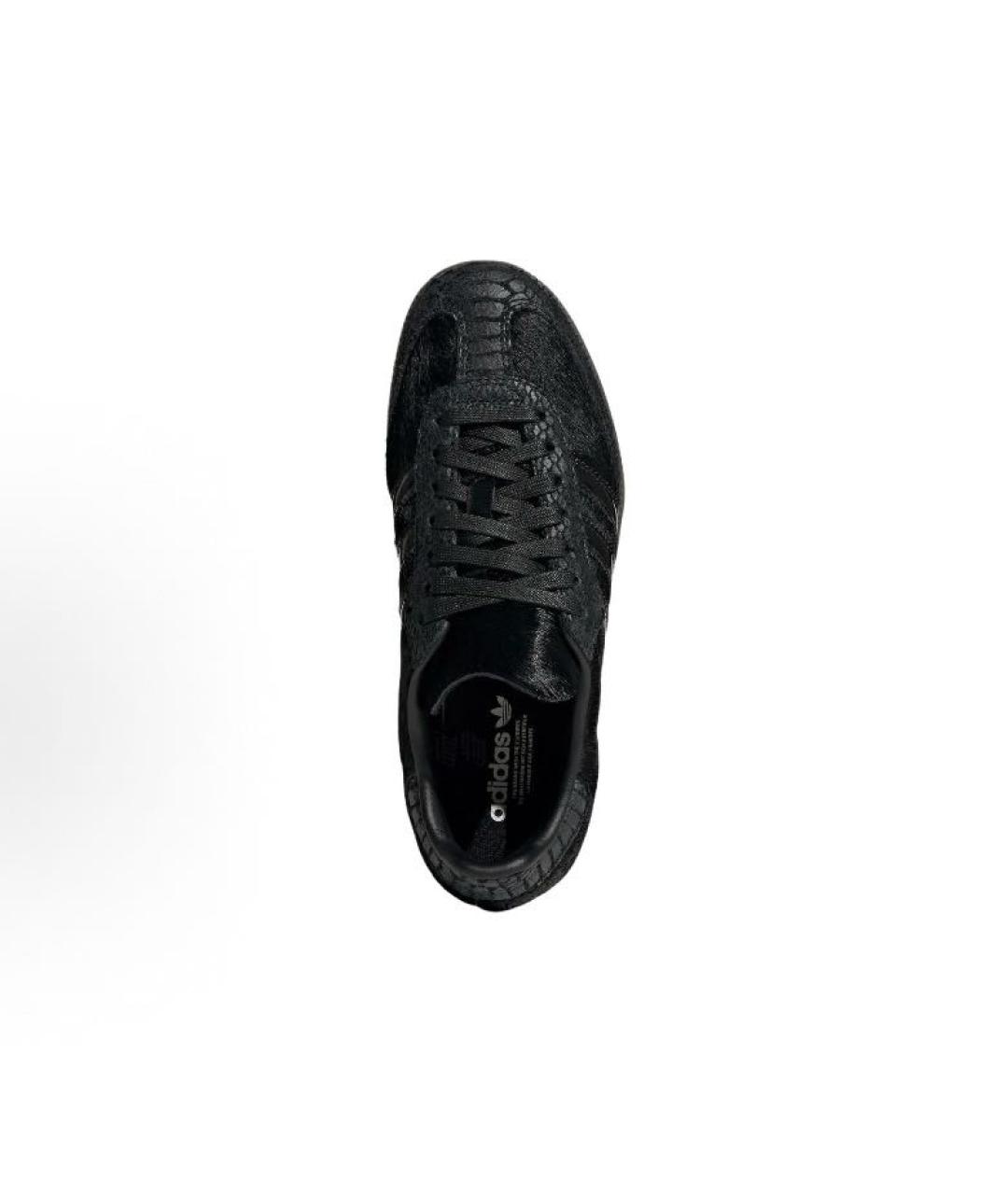 ADIDAS Черные текстильные низкие кроссовки / кеды, фото 3