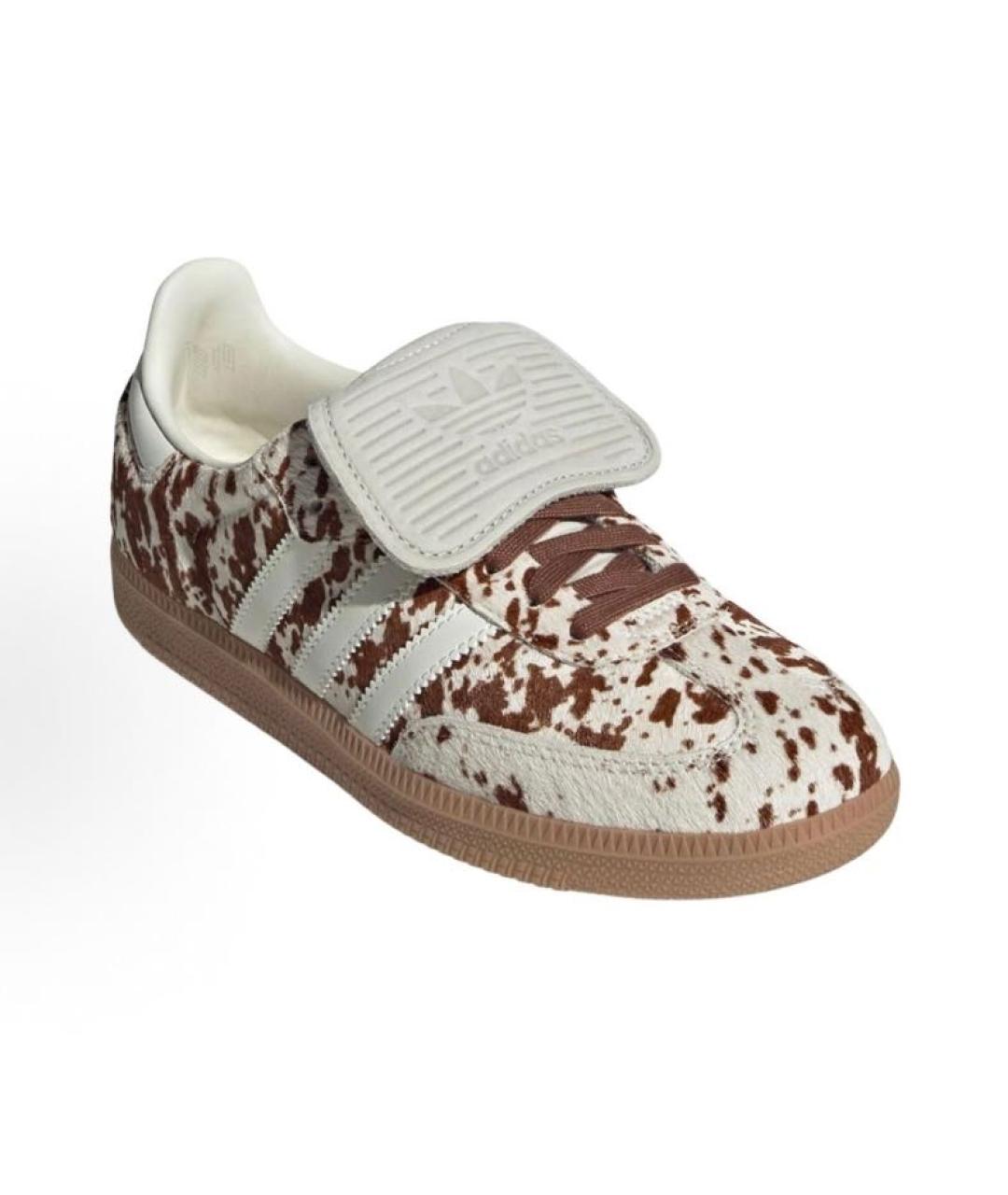 ADIDAS Бежевые текстильные низкие кроссовки / кеды, фото 2