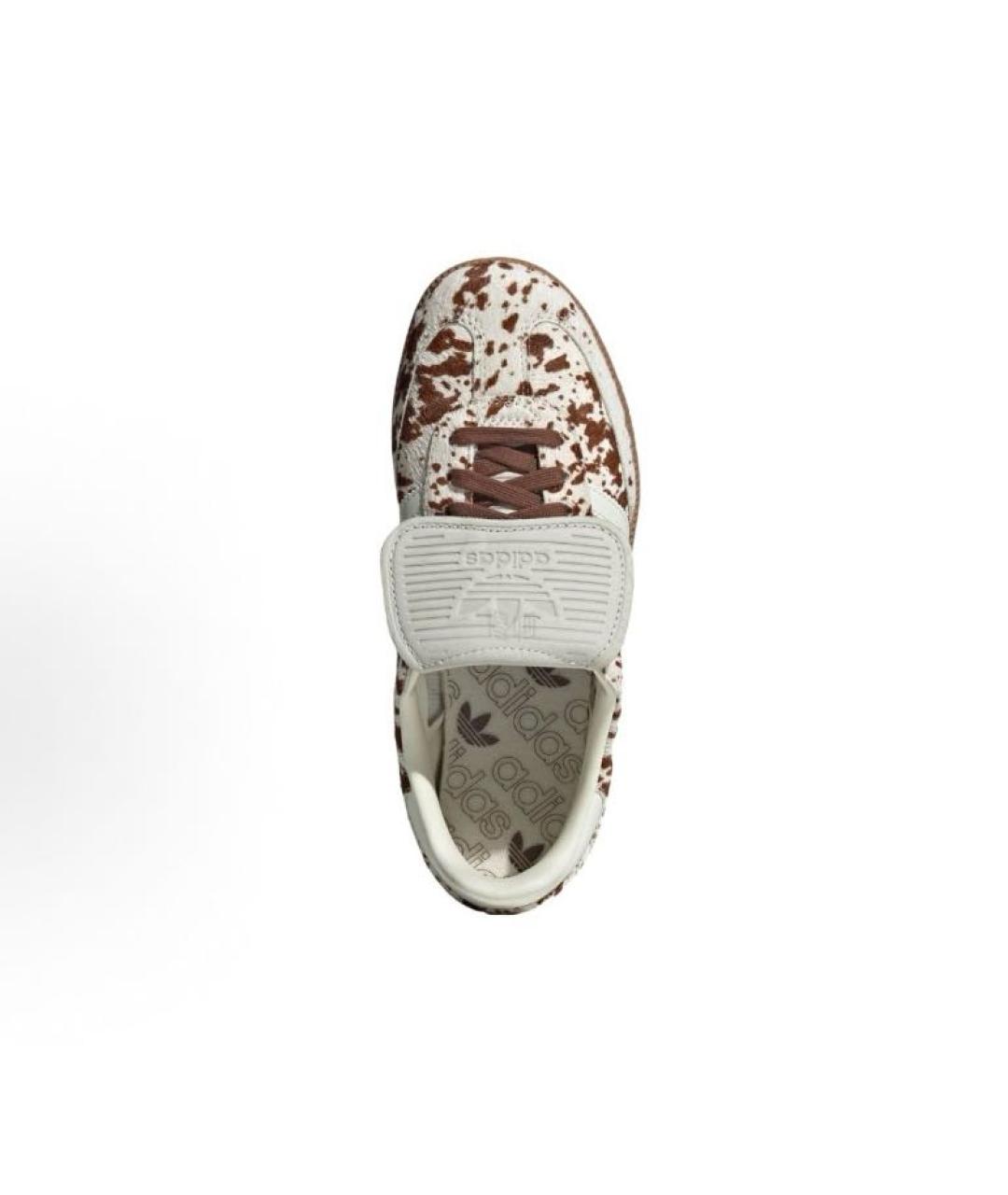 ADIDAS Бежевые текстильные низкие кроссовки / кеды, фото 3