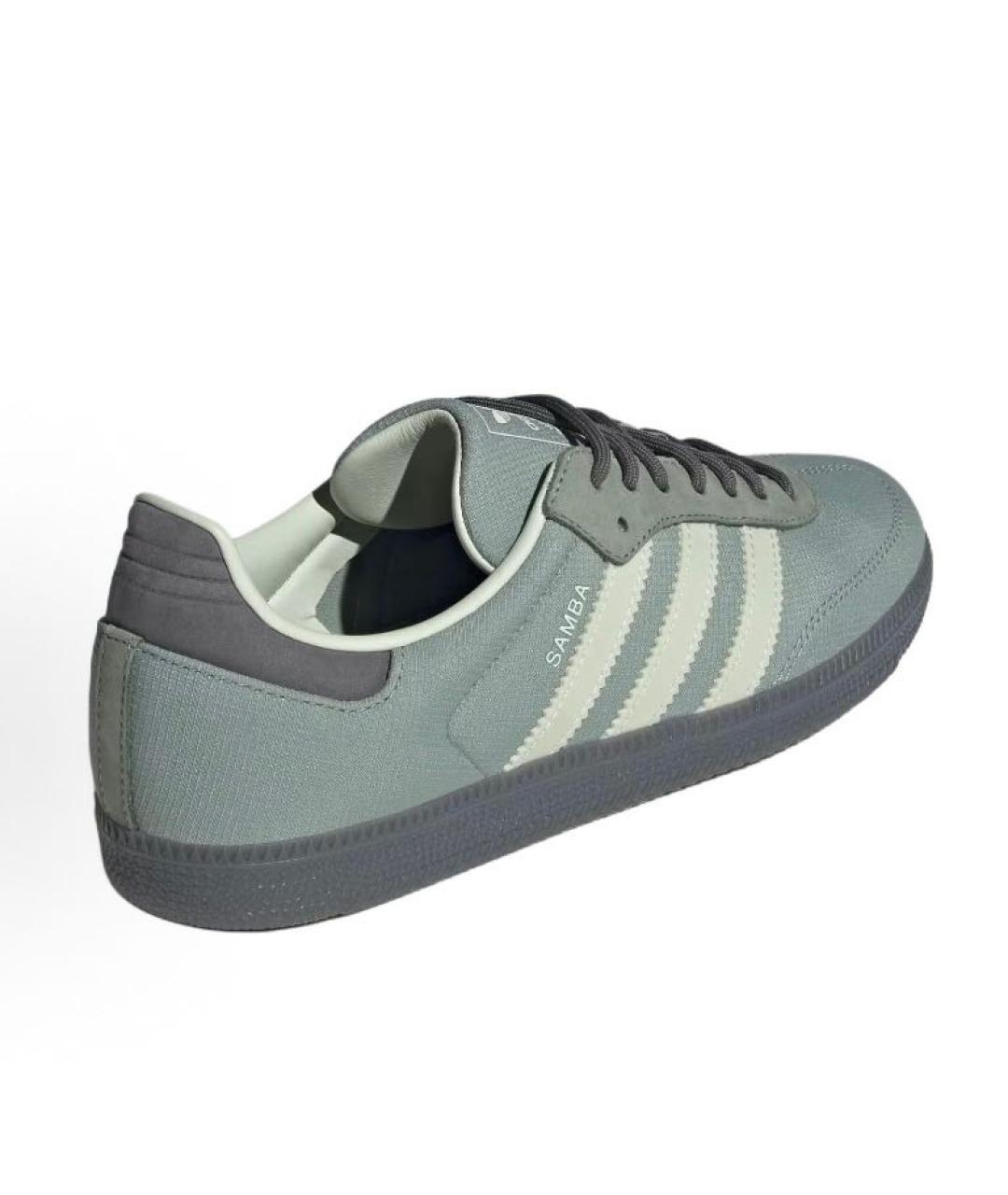 ADIDAS Зеленые текстильные низкие кроссовки / кеды, фото 5