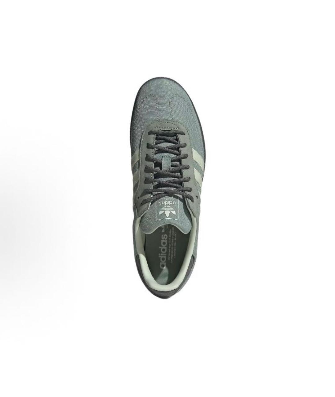 ADIDAS Зеленые текстильные низкие кроссовки / кеды, фото 4