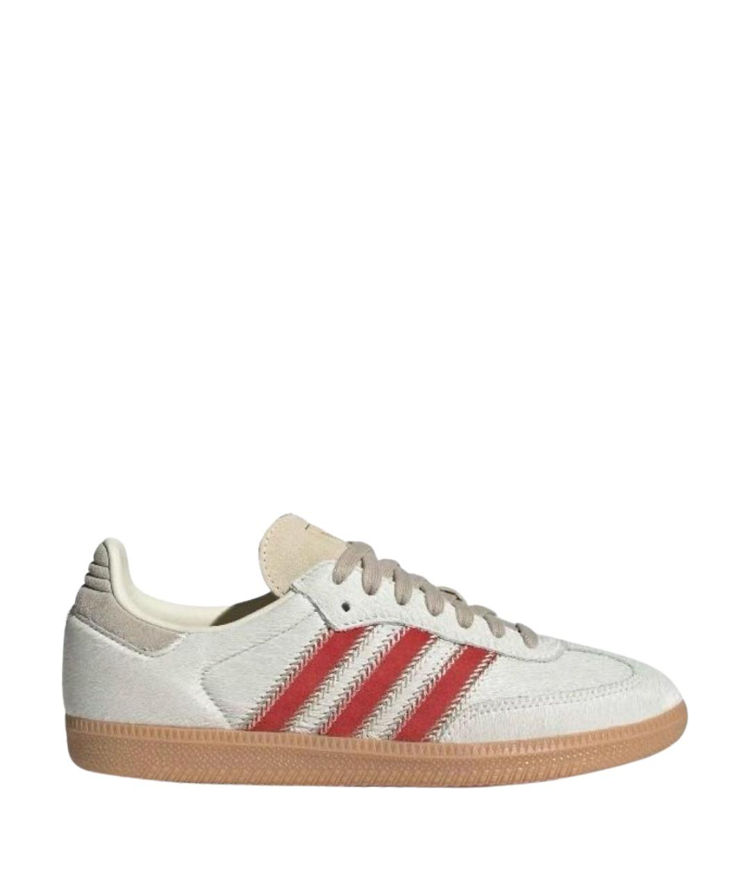 ADIDAS Бежевые текстильные низкие кроссовки / кеды, фото 1