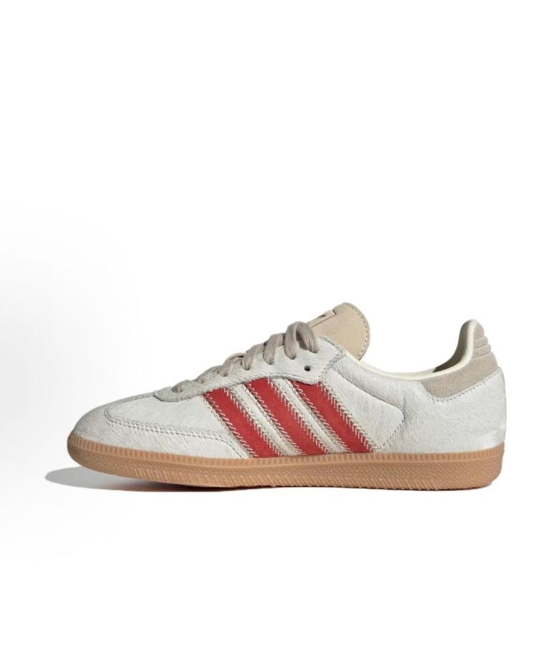 ADIDAS Бежевые текстильные низкие кроссовки / кеды, фото 2