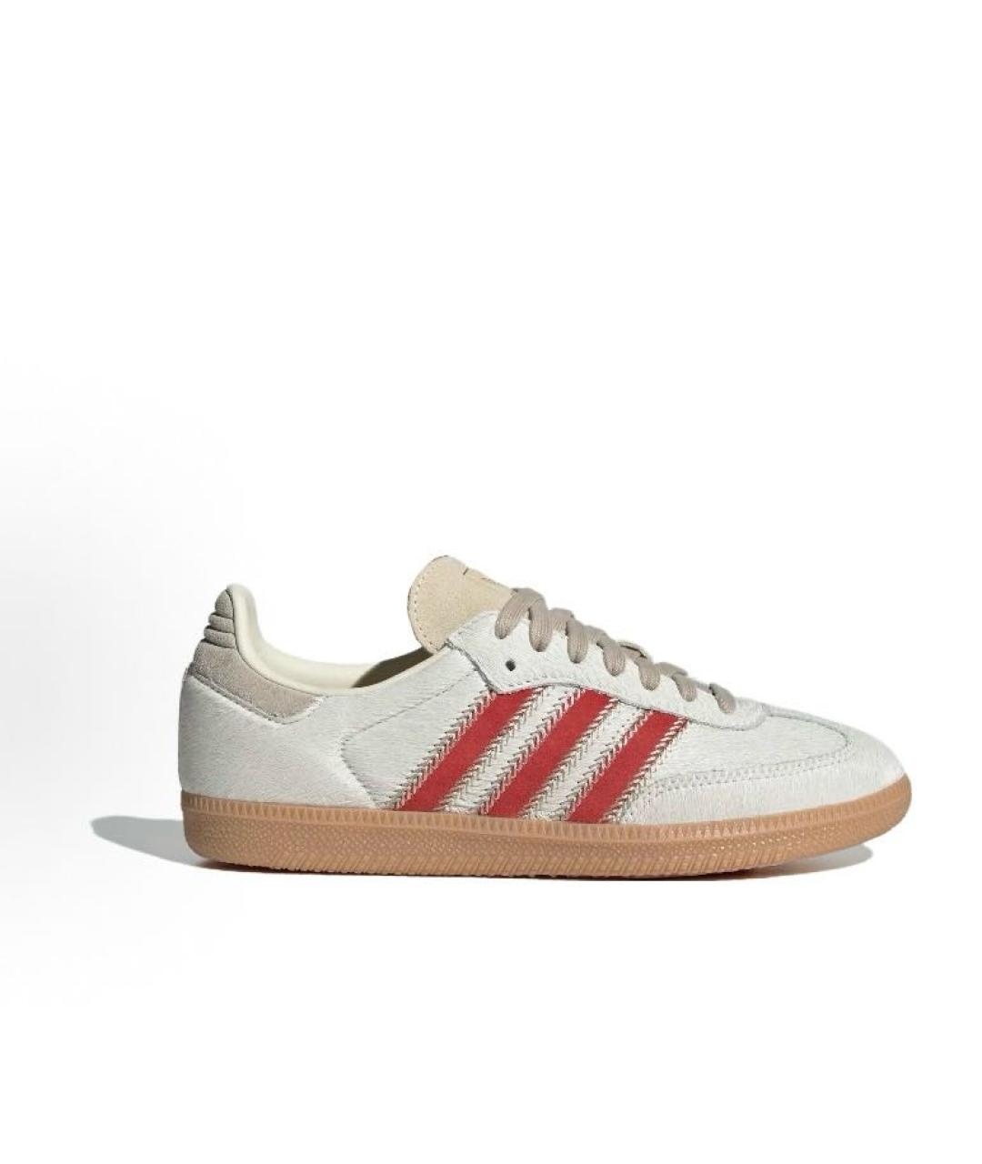 ADIDAS Бежевые текстильные низкие кроссовки / кеды, фото 5