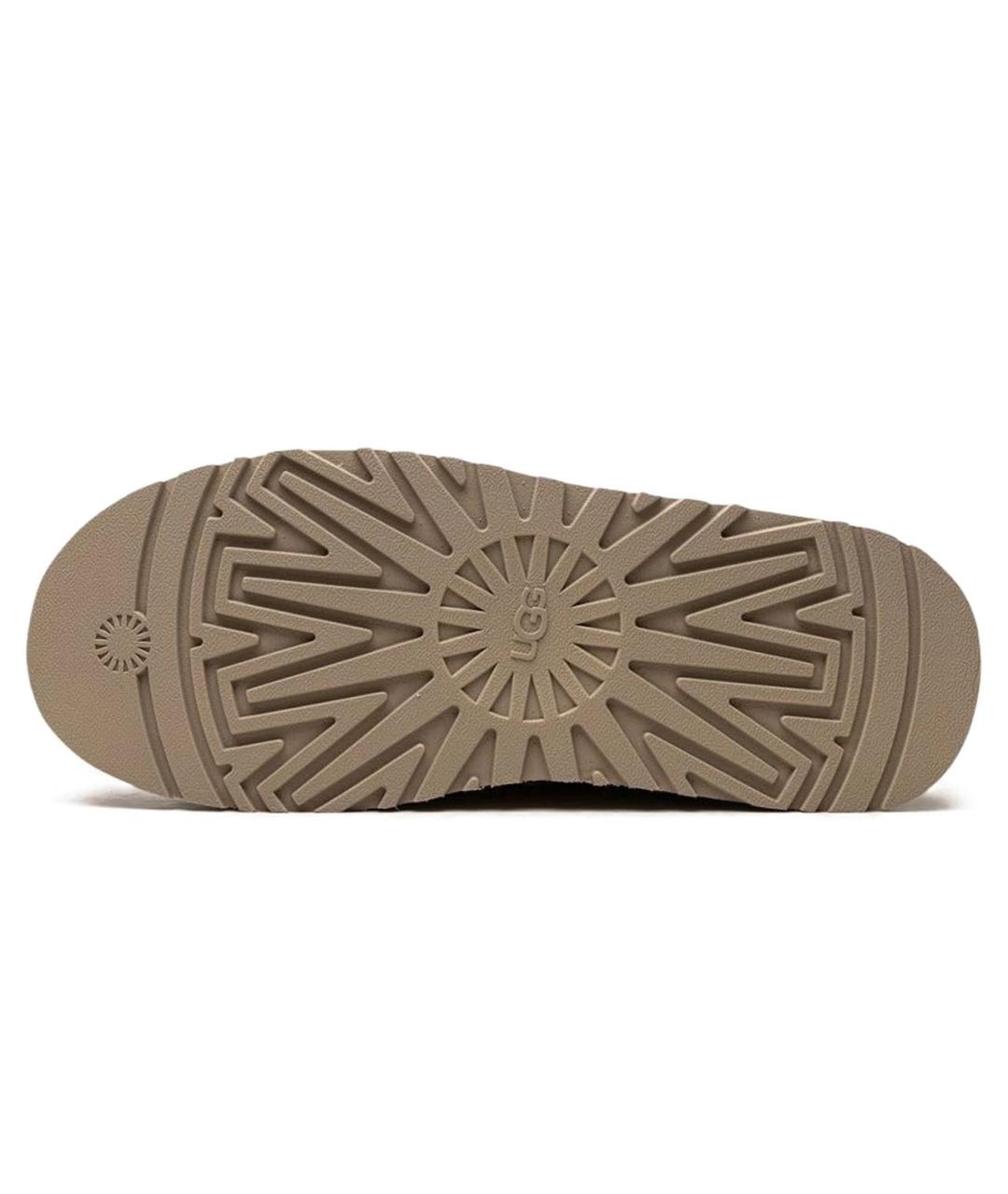 UGG AUSTRALIA Бежевые замшевые сабо, фото 6