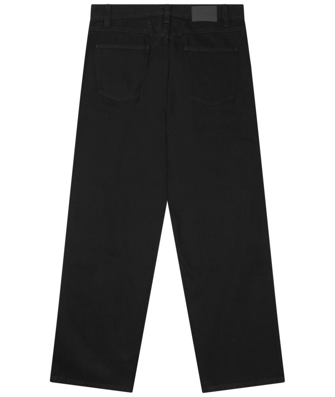 CLOSED Черные хлопковые прямые джинсы, фото 2