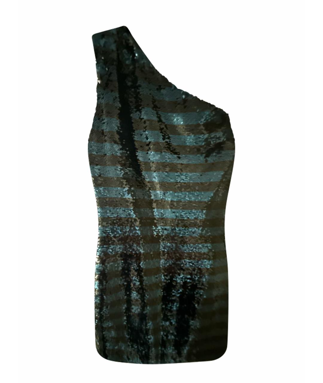 American vintage Темно-синее полиэстеровое коктейльное платье, фото 1