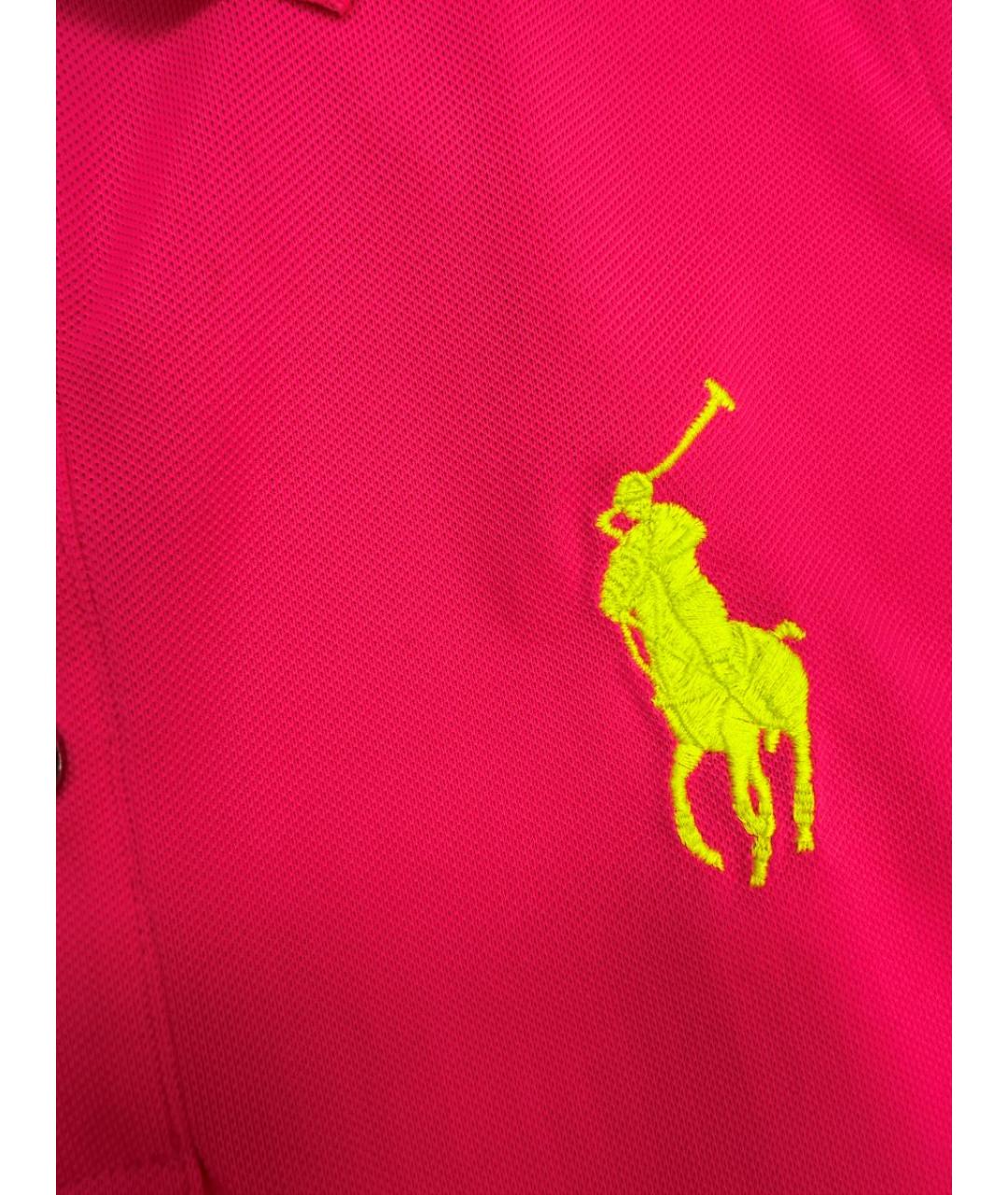 RALPH LAUREN Розовая майка, фото 3