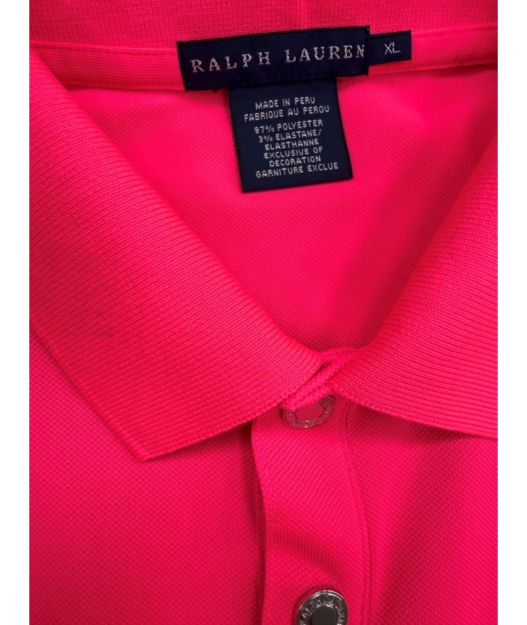 RALPH LAUREN Розовая майка, фото 4