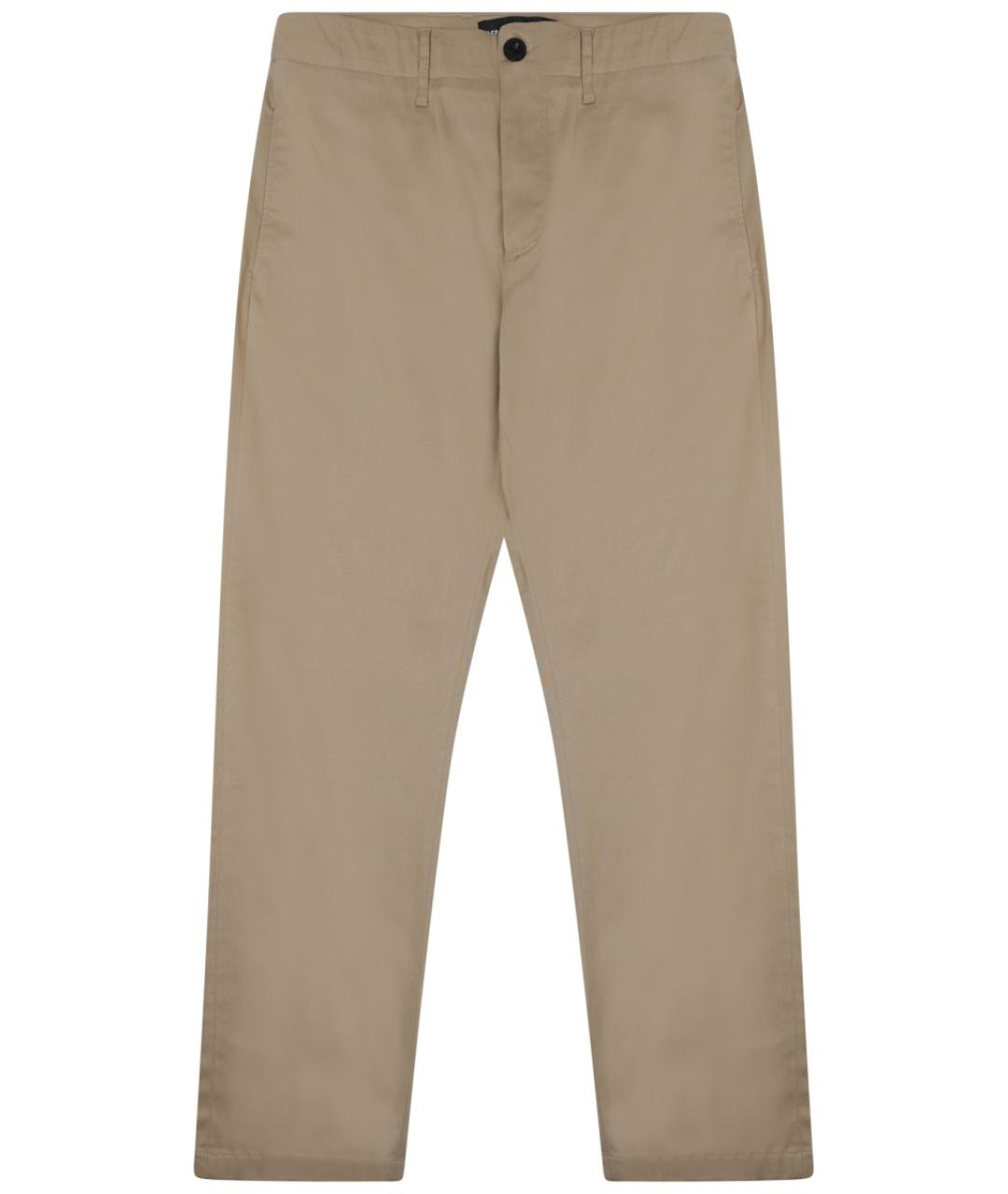 DEPARTMENT 5 Бежевые хлопковые повседневные брюки, фото 1
