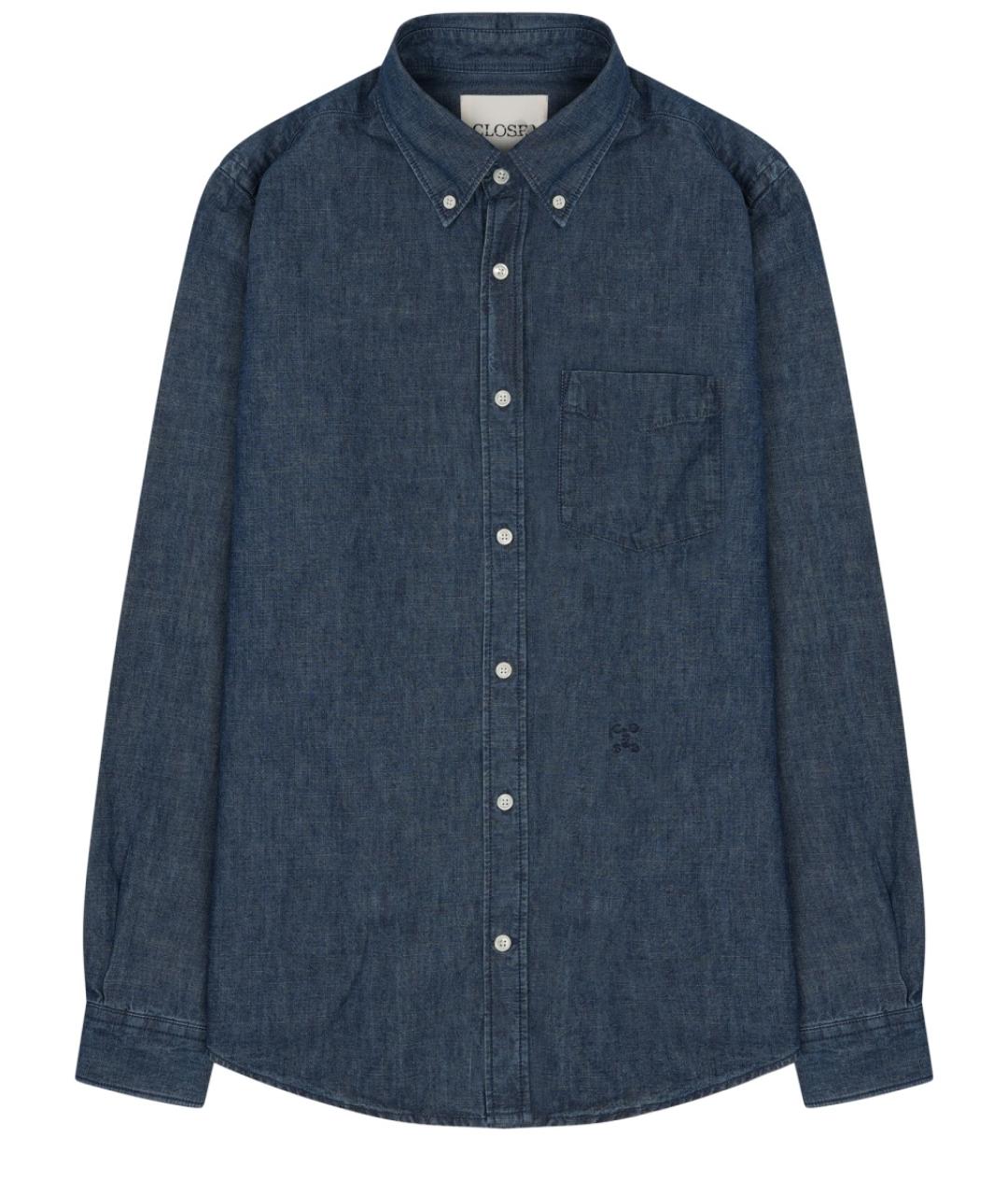 CLOSED Синяя хлопковая кэжуал рубашка, фото 1