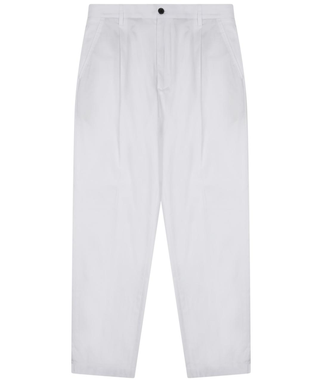 DEPARTMENT 5 Белые повседневные брюки, фото 1