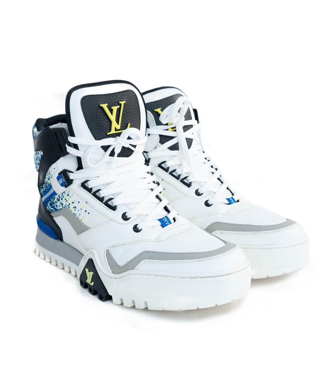 LOUIS VUITTON Мульти кожаные высокие кроссовки / кеды, фото 2