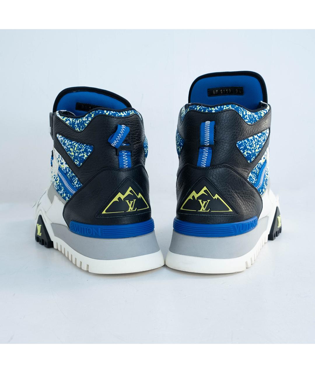 LOUIS VUITTON Мульти кожаные высокие кроссовки / кеды, фото 5