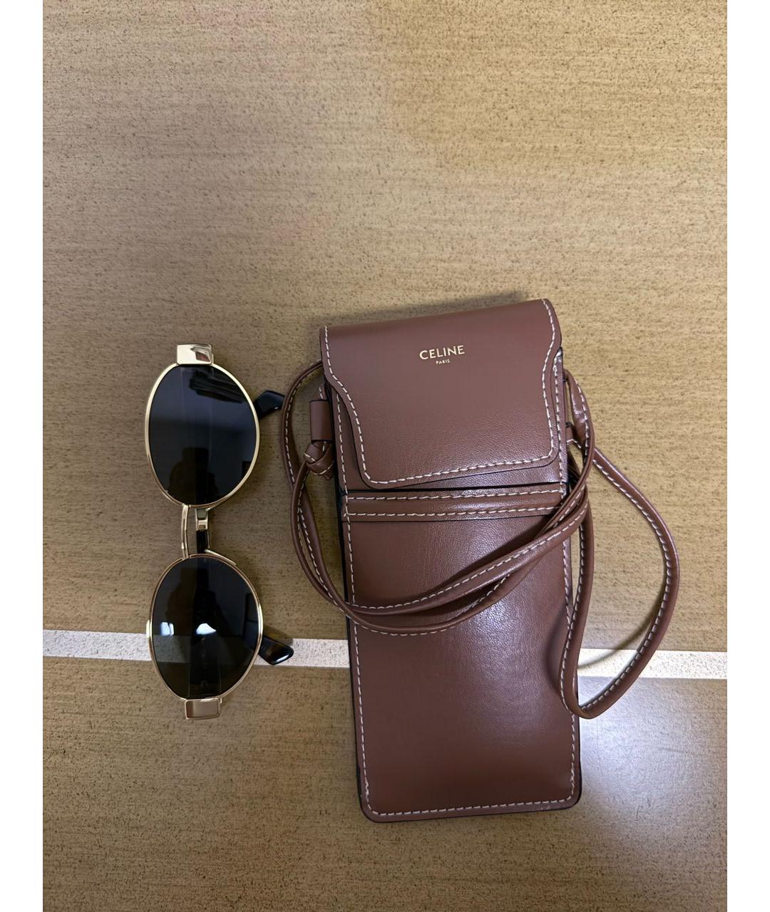 CELINE Зеленые солнцезащитные очки, фото 6