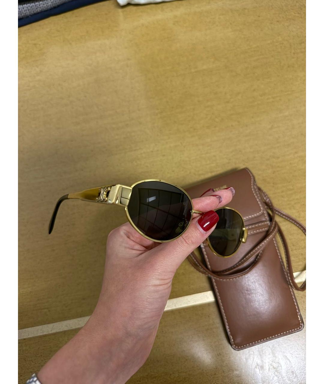 CELINE Зеленые солнцезащитные очки, фото 5