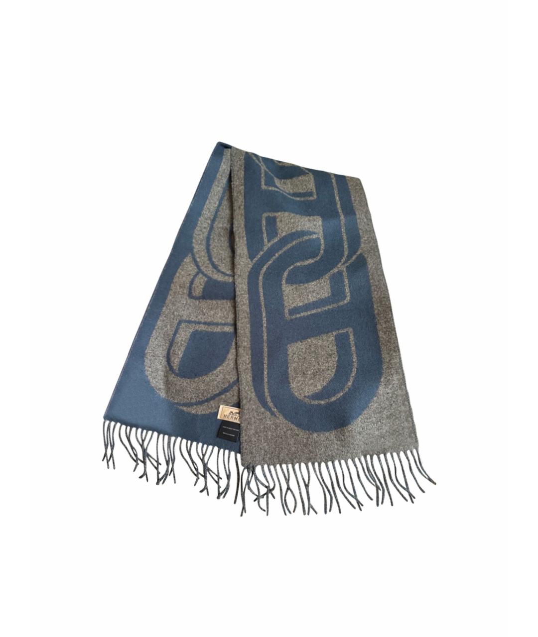 HERMES Мульти кашемировый шарф, фото 1