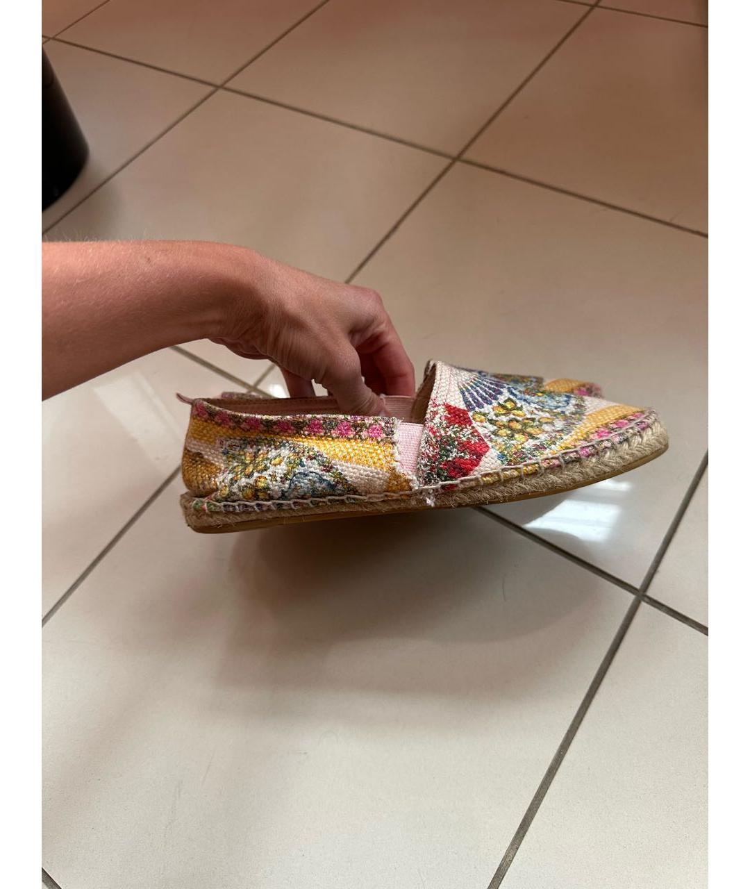 DOLCE&GABBANA Мульти текстильные эспадрильи, фото 8