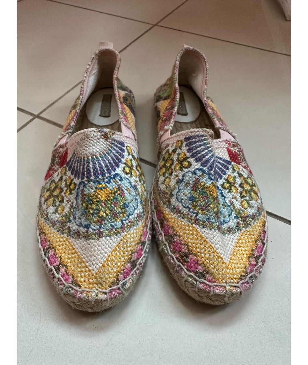 DOLCE&GABBANA Мульти текстильные эспадрильи, фото 2